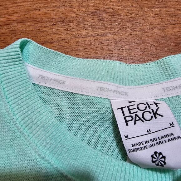 Nike NSW Tech Pack Engineered Knit Short-Sleeve Jumper Sweater Medium DV9983-034 - Picture 12 of 13